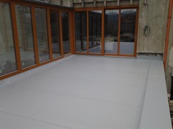 Izolace terasy rodinného domu z PVC fólie